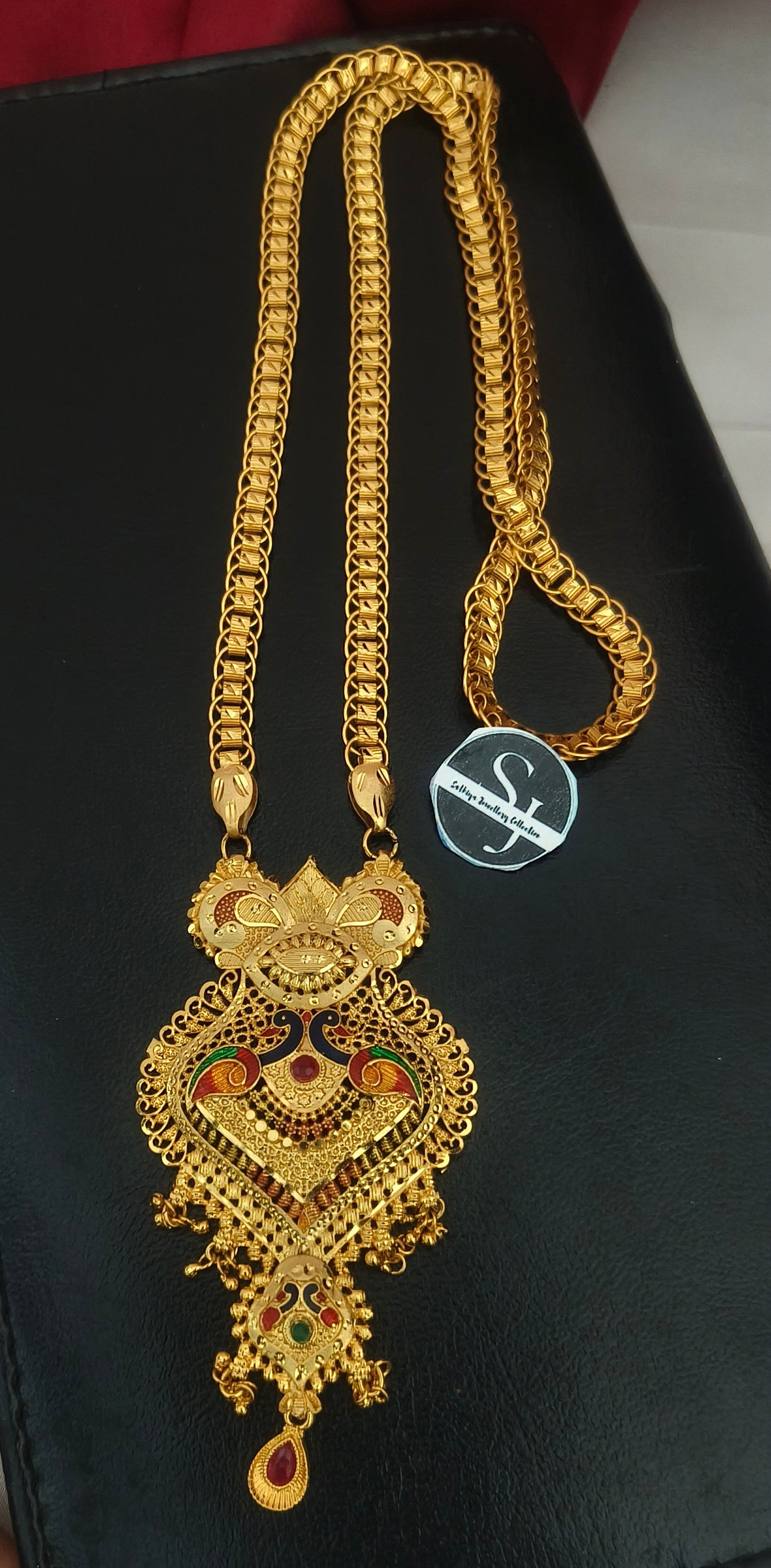 Traditional one gram Gold-Finish Dollar Chain – DL1001