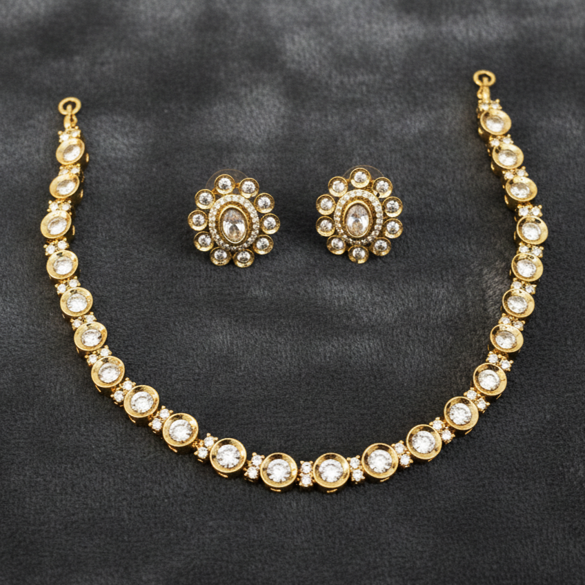 Trending Necklace & Earring - NM1009