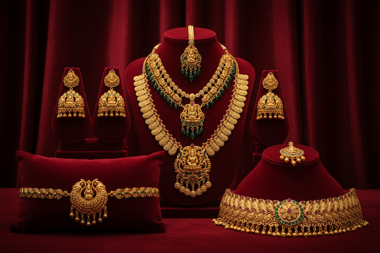 change only the pearl jewellery into gold platted 