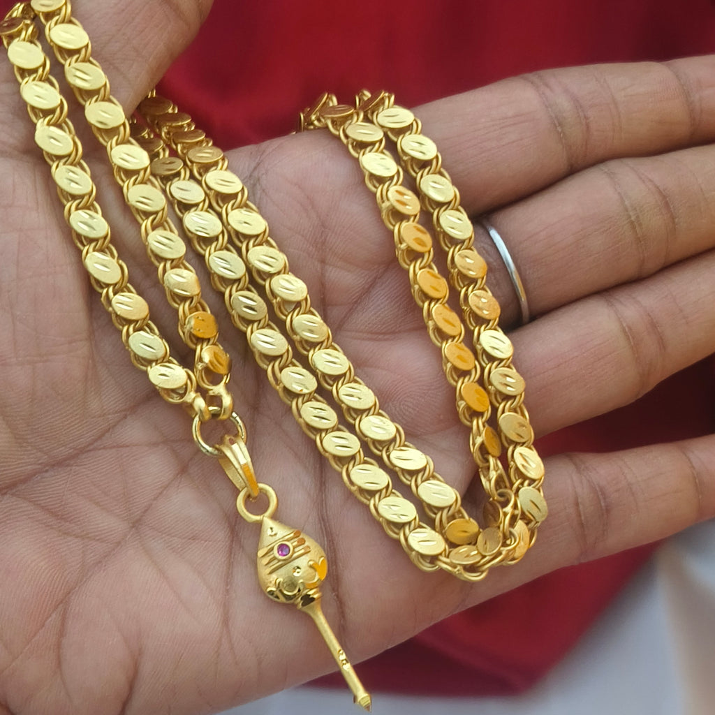Vel Dollar Chain – One Gram Gold Forming- DL1008