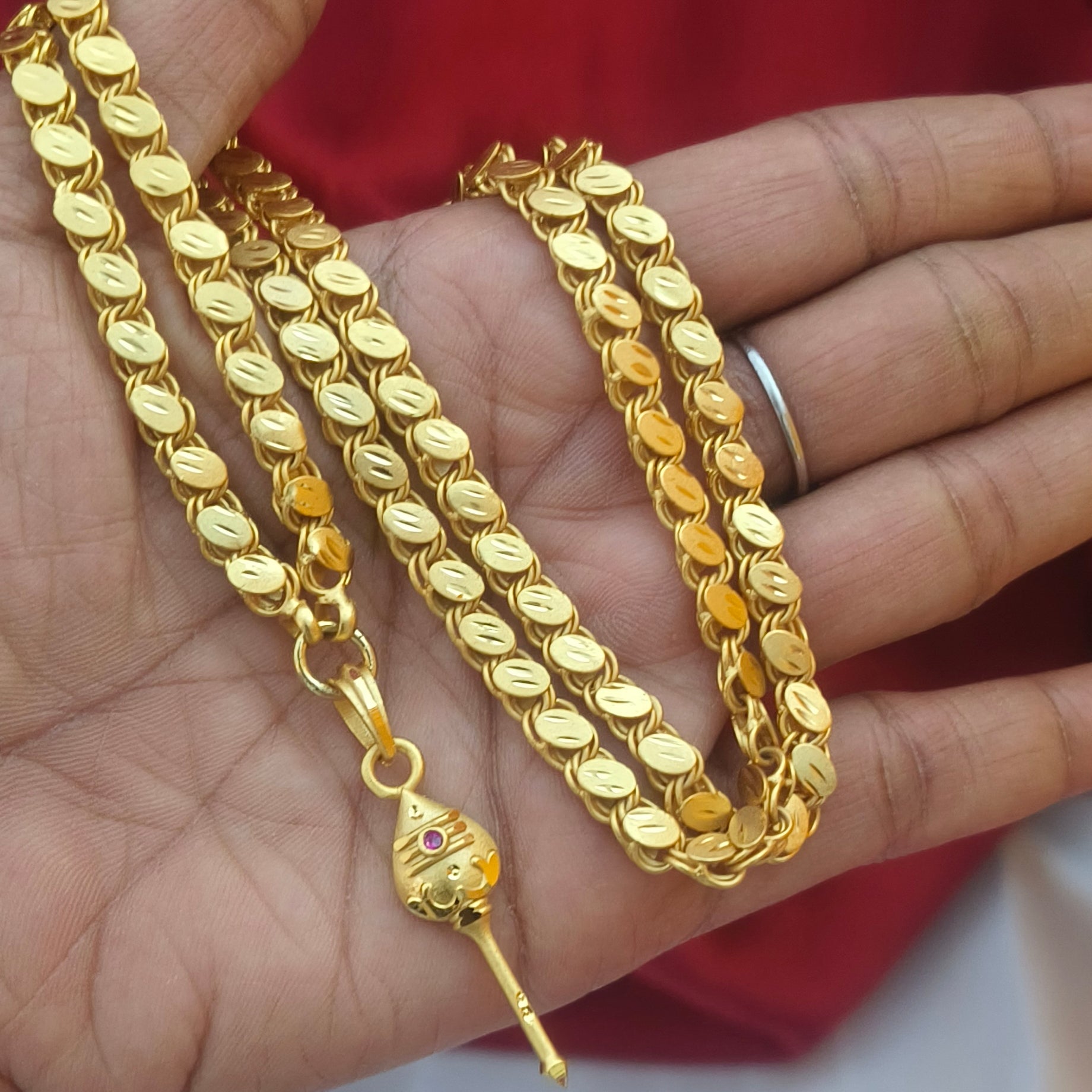 Vel Dollar Chain – One Gram Gold Forming- DL1008