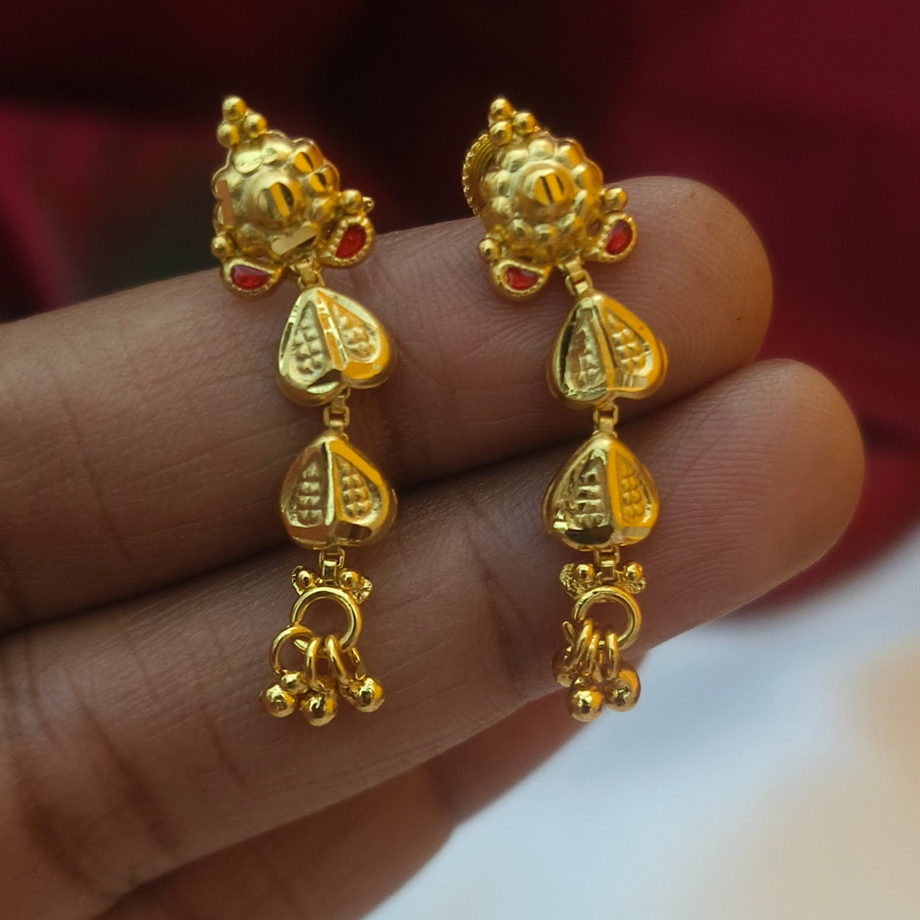 One gram forming earrings- E1010