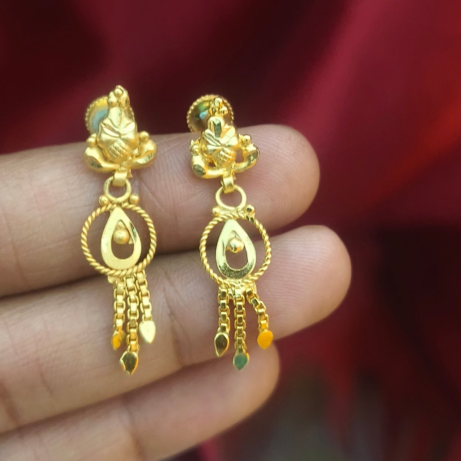 One gram earrings -E1012