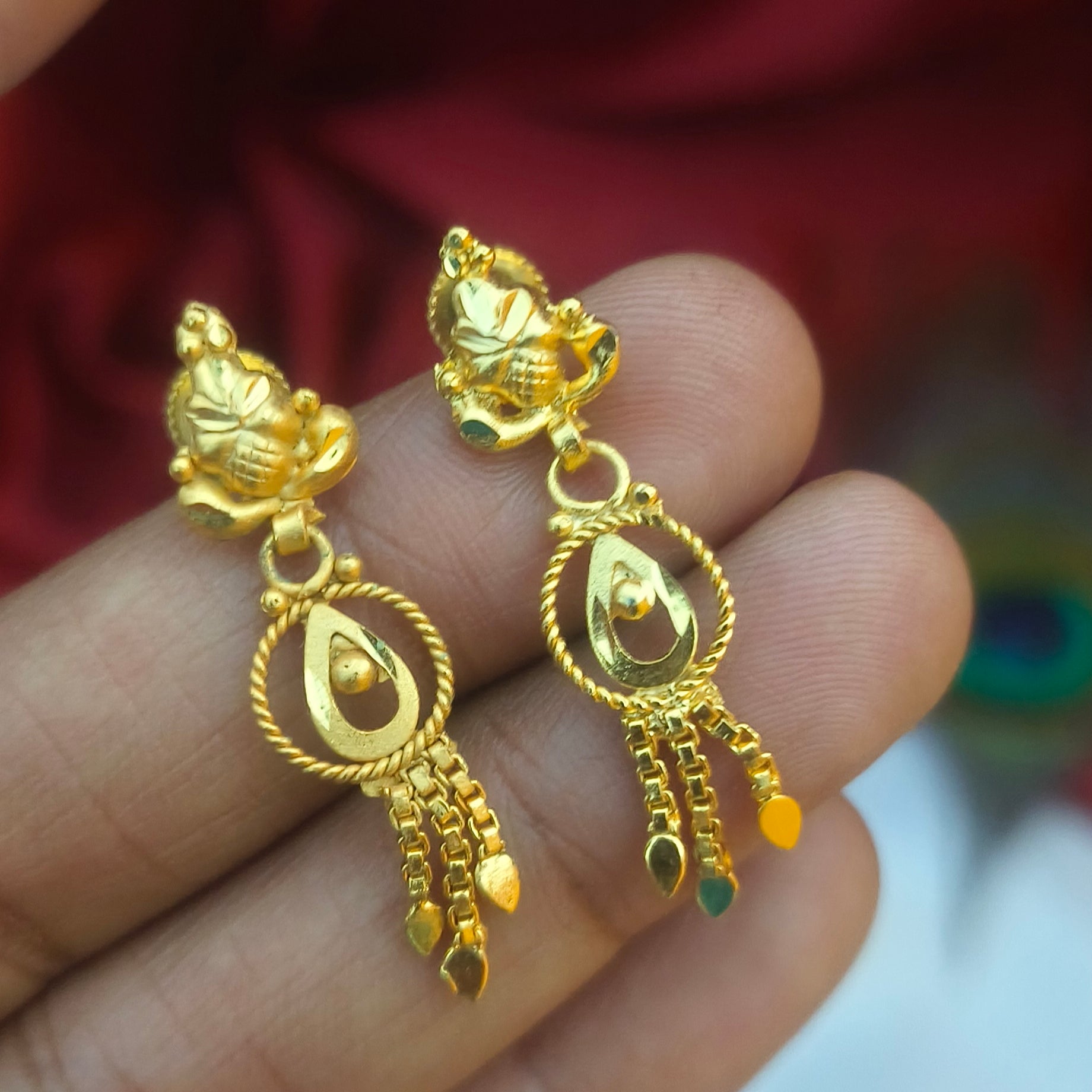 One gram earrings -E1012